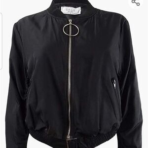 Sage The Label Women's Cropped Bomber Jacket